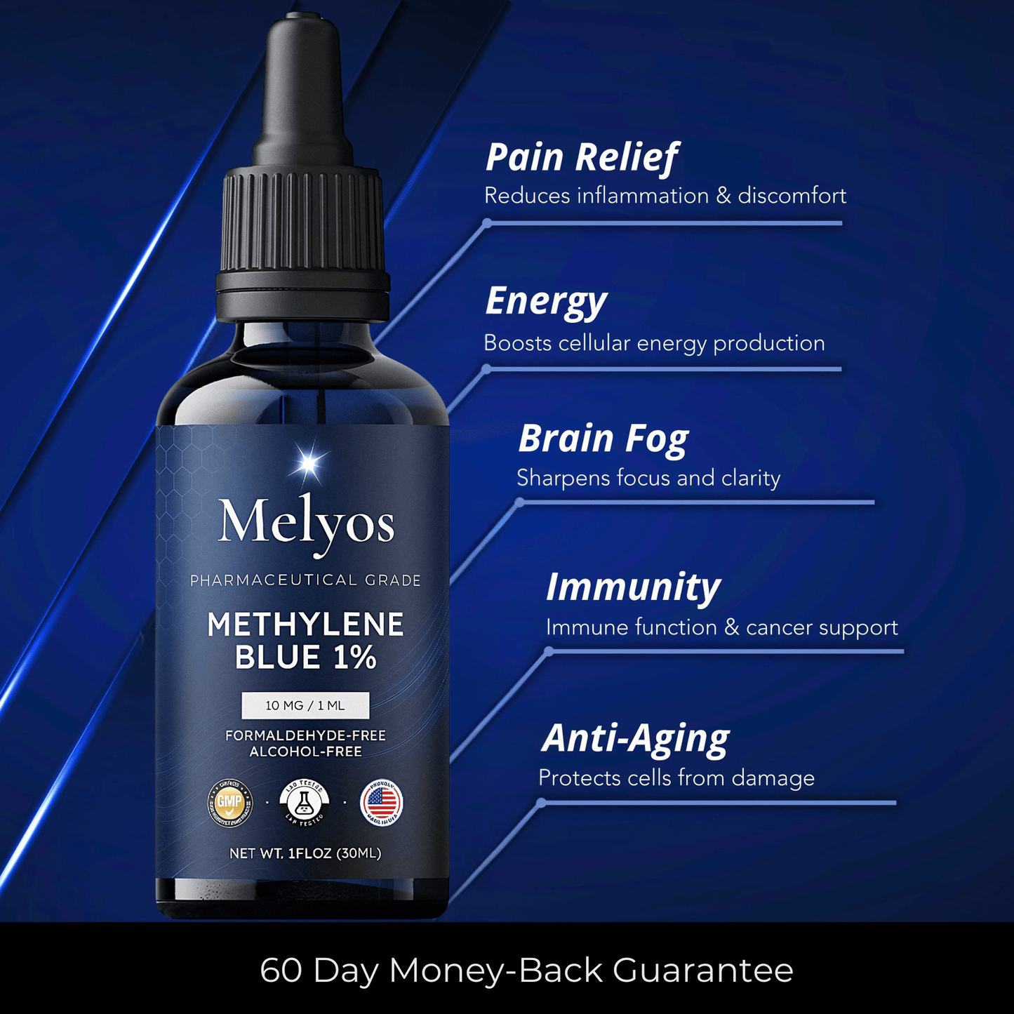 Melyos™ - Purest USP Grade - Methylene Blue