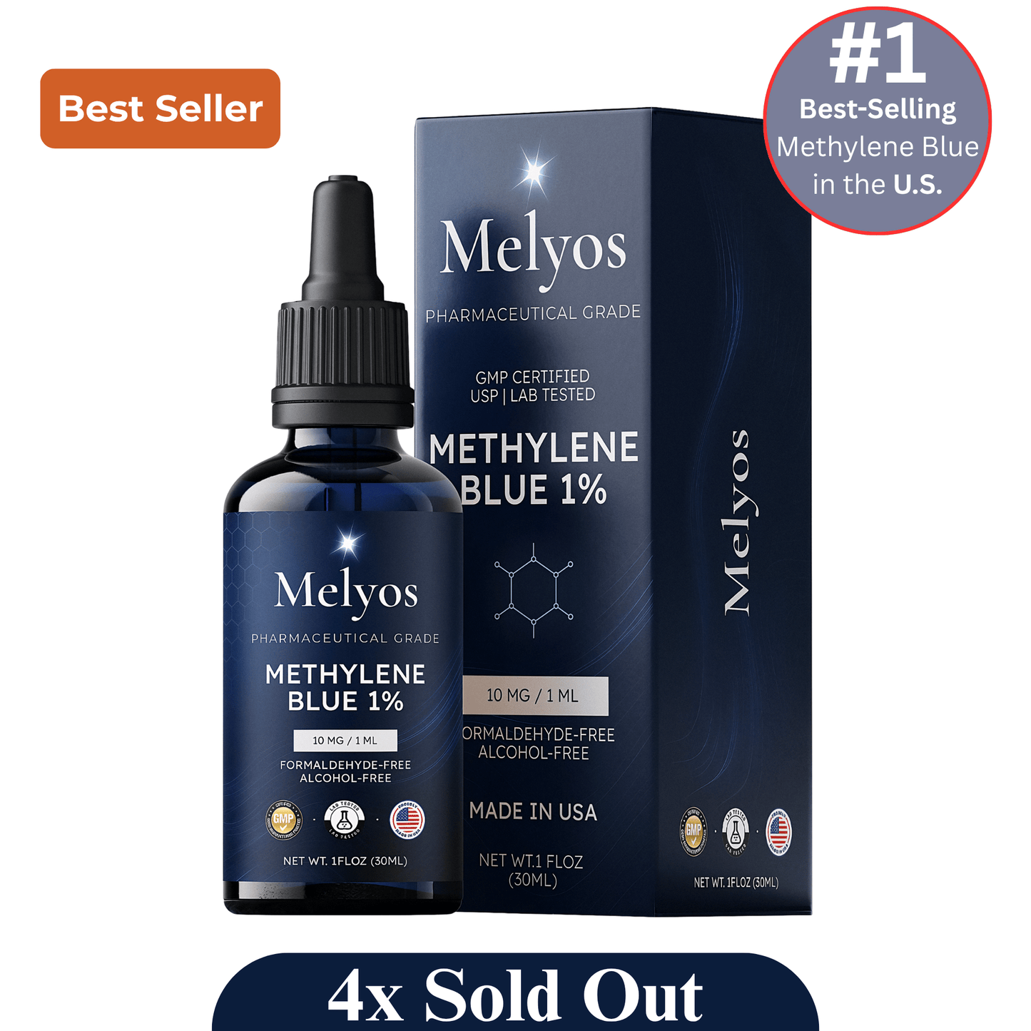 Melyos™ - Purest USP Grade - Methylene Blue