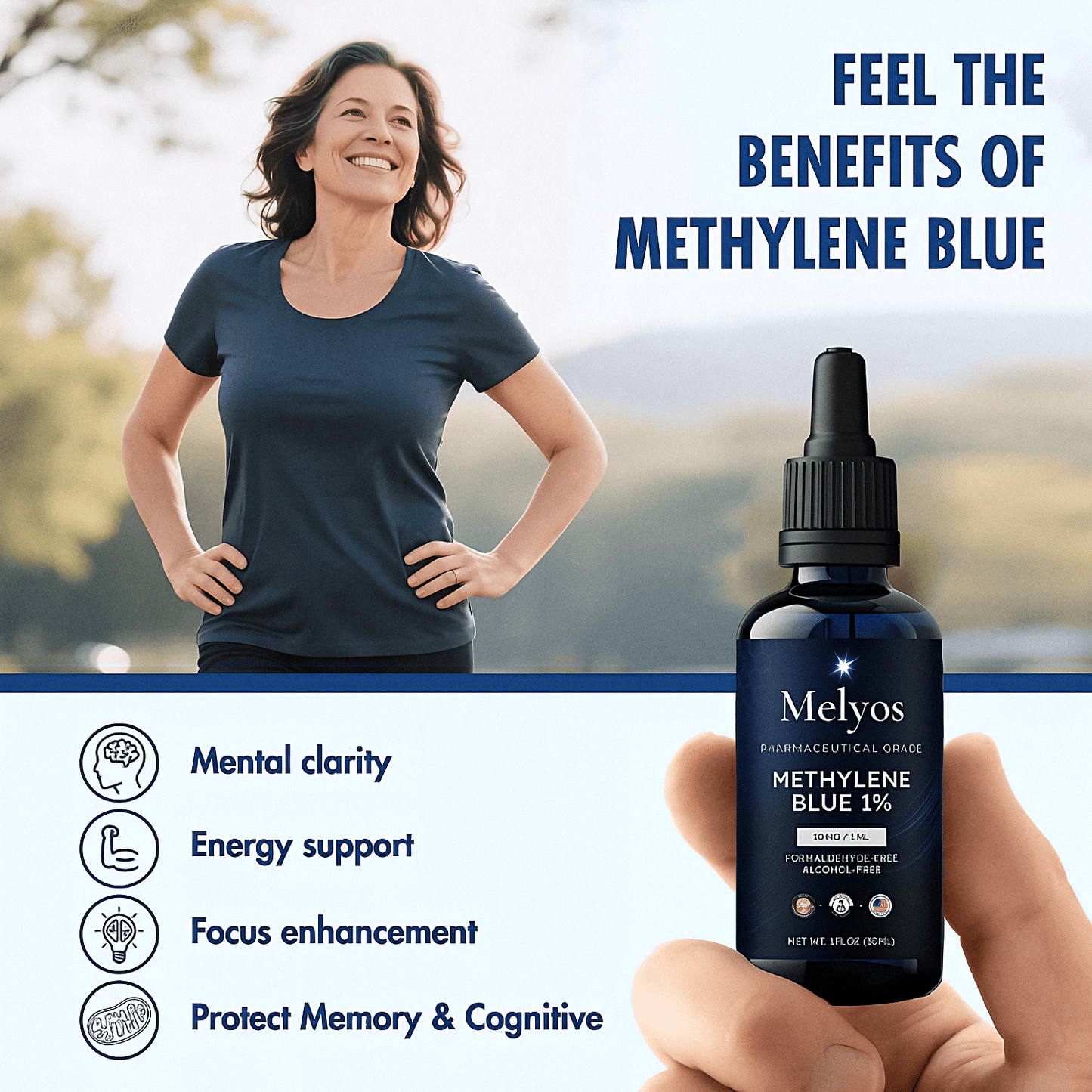 Melyos™ - Purest USP Grade - Methylene Blue